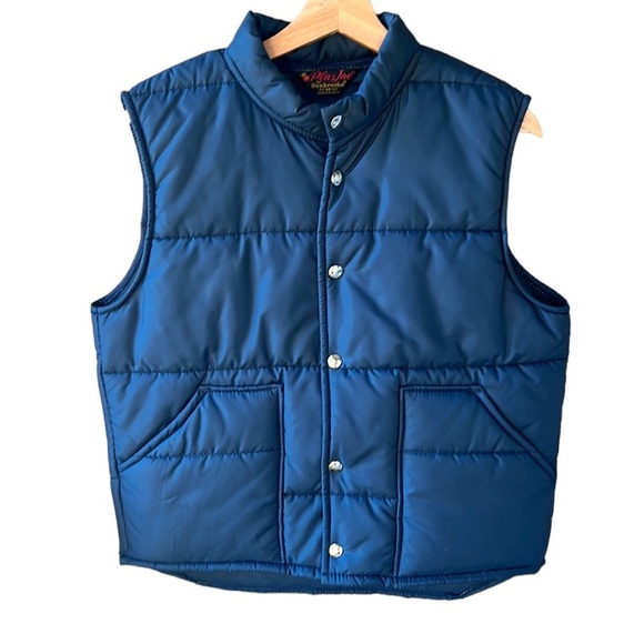 Vintage Pla-Jac by Dunbrooke Like New Navy Puffer Vest. Men’s M